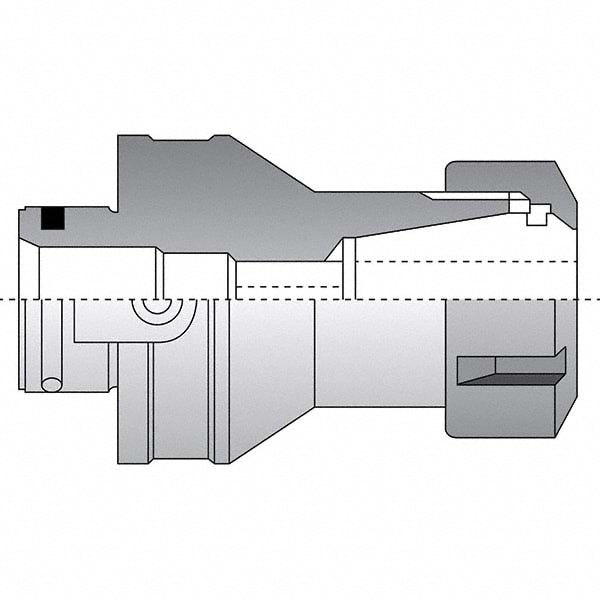 50mm Diam Radial Clamp ER32 Collet Chuck Adapter Modular Reamer Body