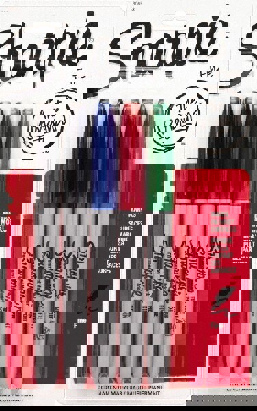 Porous Point Pen: Fine Tip, Assorted Ink