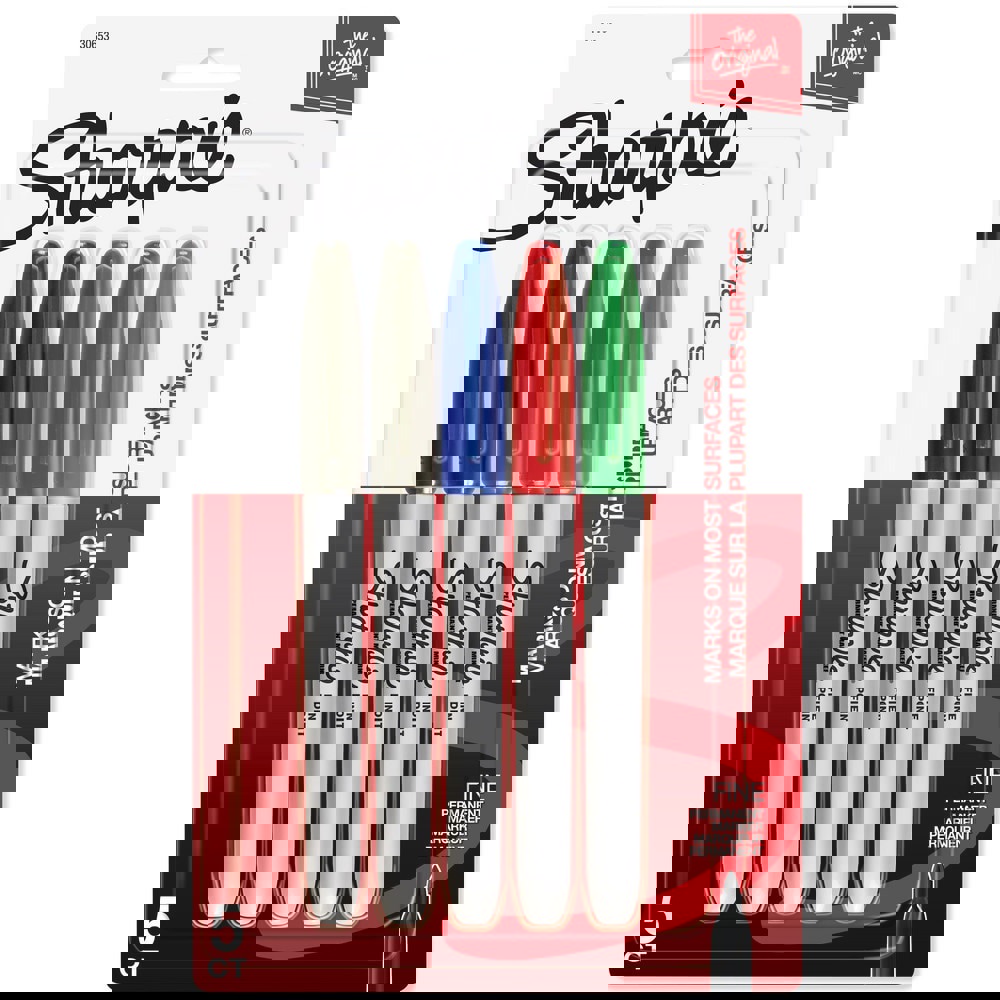 Markers & Paintsticks; Marker Type: Permanent Marker ; Tip Shape: Fine Point ; Color Family: Assorted ; Ink Type: Oil Base ; Number Of Pieces: 1 ; UNSPSC Code: 27112300