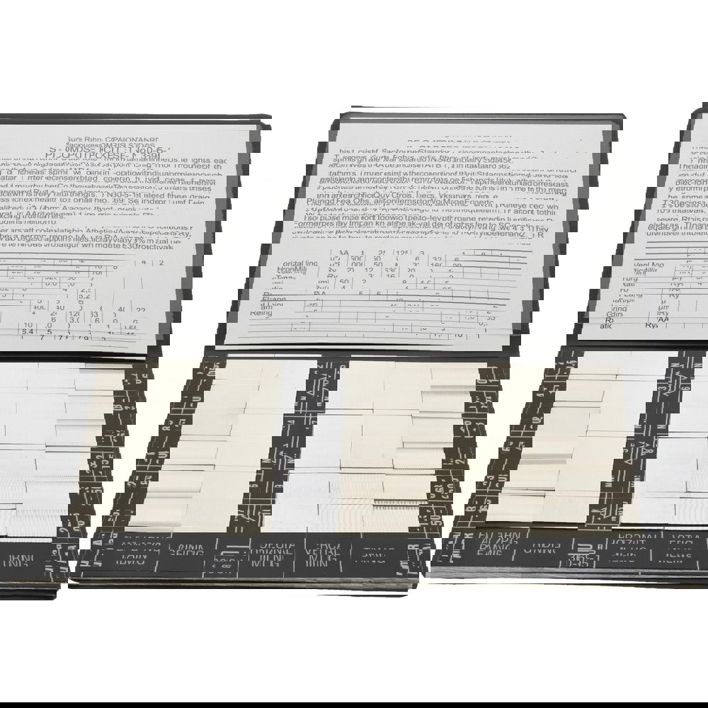 2 to 500 Ra micro Inch Surface Finish, Nickel, Surface Finish Comparator