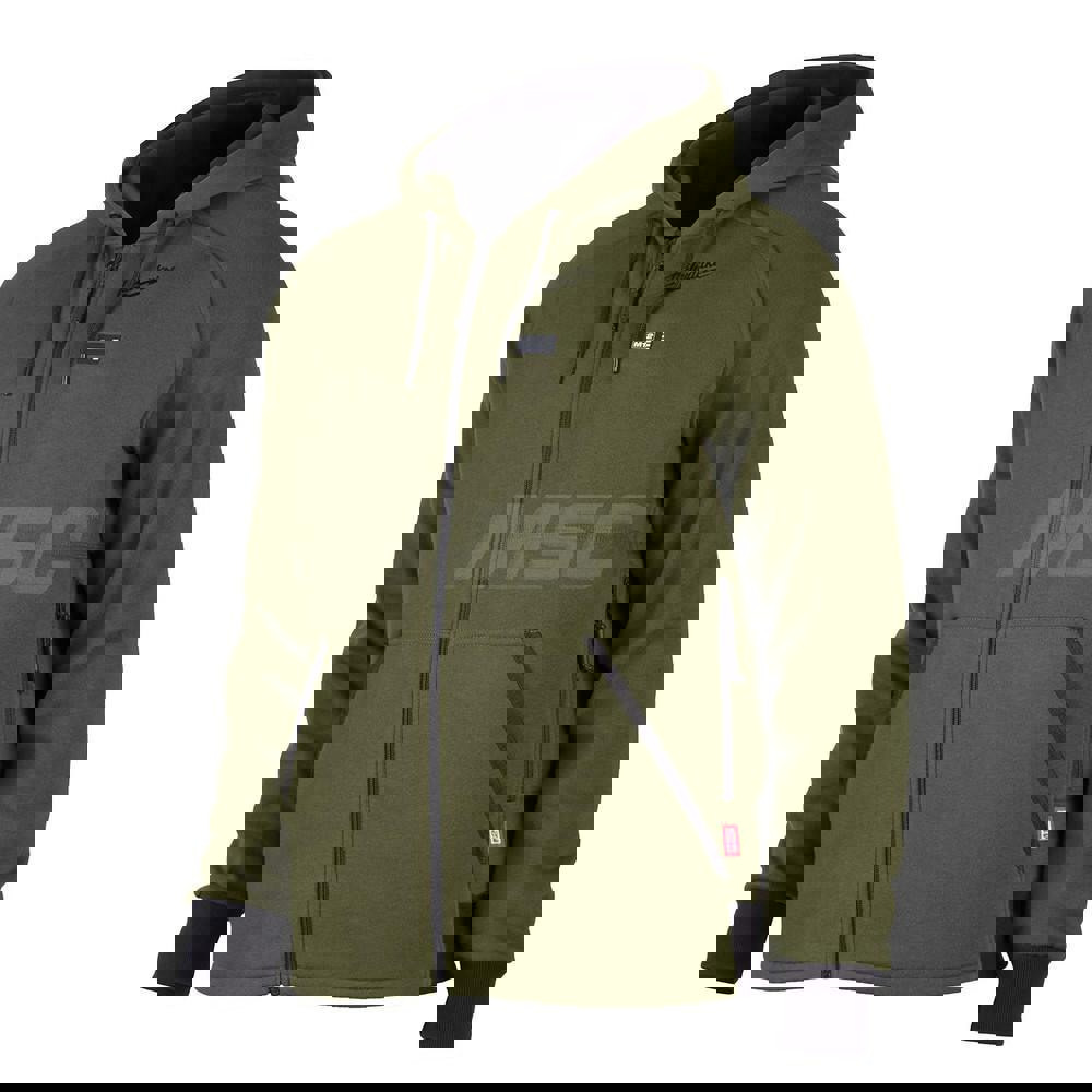 Hooded: Size Medium, Polyester, Zipper Closure