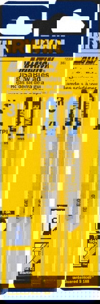 Jigsaw Blade: Bi-Metal, 10 TPI, 0.039