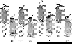 1 Outlet, Plastic Bowl, 4 Ounce Wick Oil Reservoir