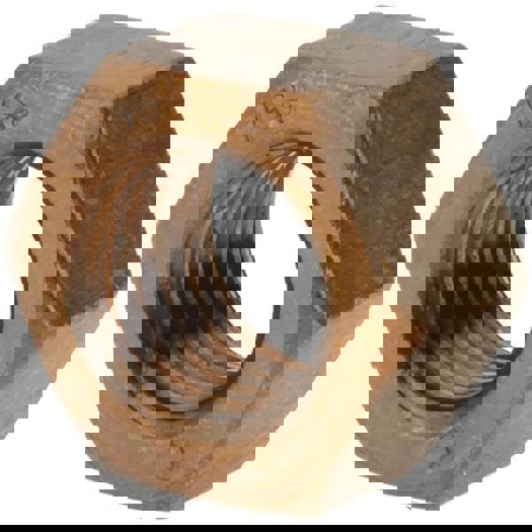 Hex Nut: 1/2-13, Silicon Bronze