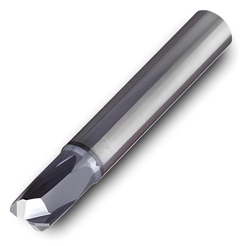 High-Feed End Mills; Mill Diameter (mm): 6.00 ; Program Radius (mm): 1.23 ; Number of Flutes: 4 ; Material: Solid Carbide ; Finish/Coating: TiAlN ; Length of Cut (mm): 0.3000