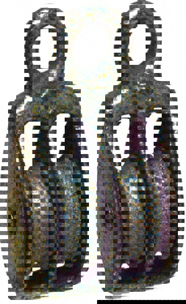 Rigid Eye Double Sheave Pulley