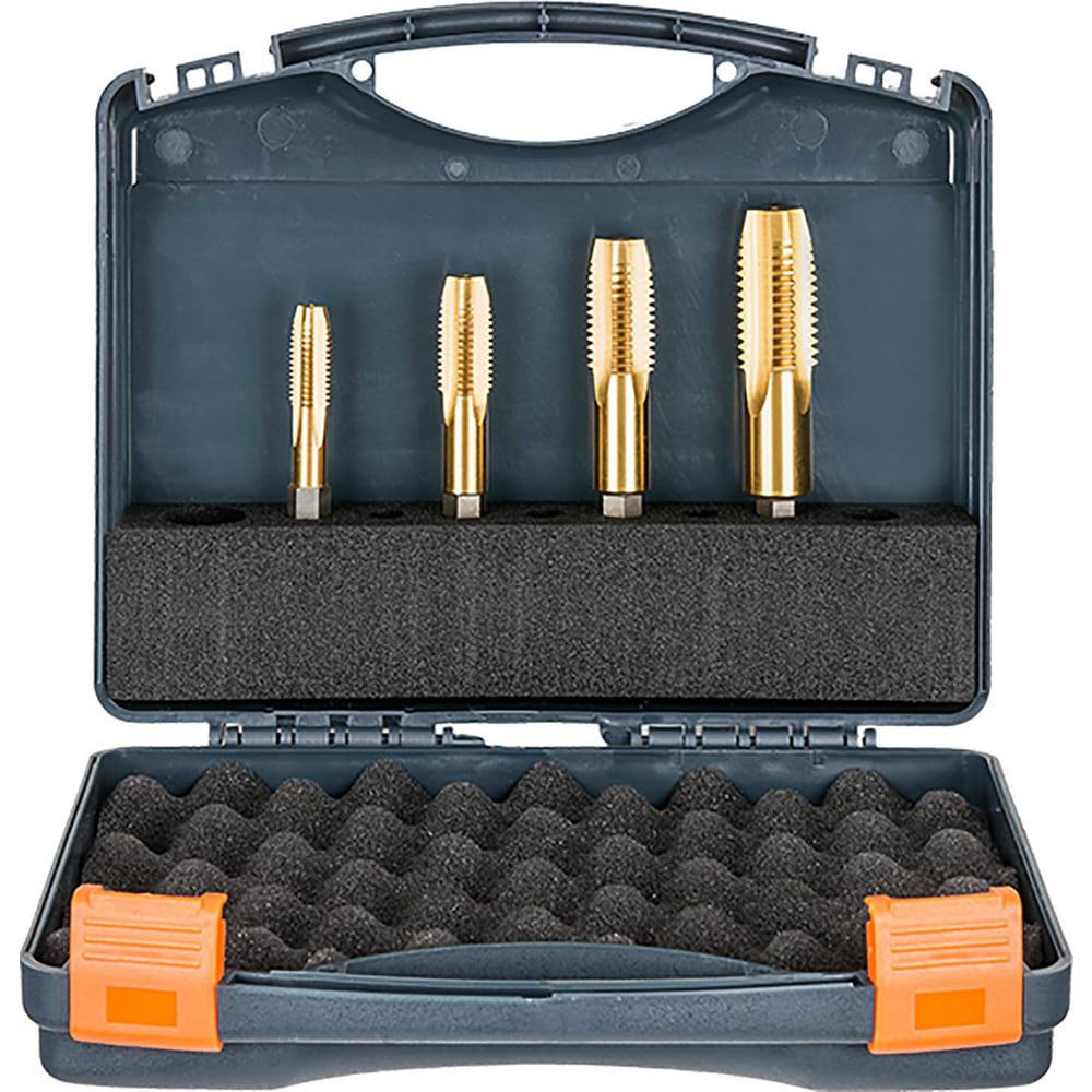 Tap Sets; Minimum Tap Thread Size (mm): M12 x 1.75 ; Maximum Tap Thread Size (mm): M24 x 3.00 ; Chamfer: Semi-Bottoming ; Material: High Speed Steel ; Overall Length (mm): 110.0000 ; Thread Direction: Right Hand
