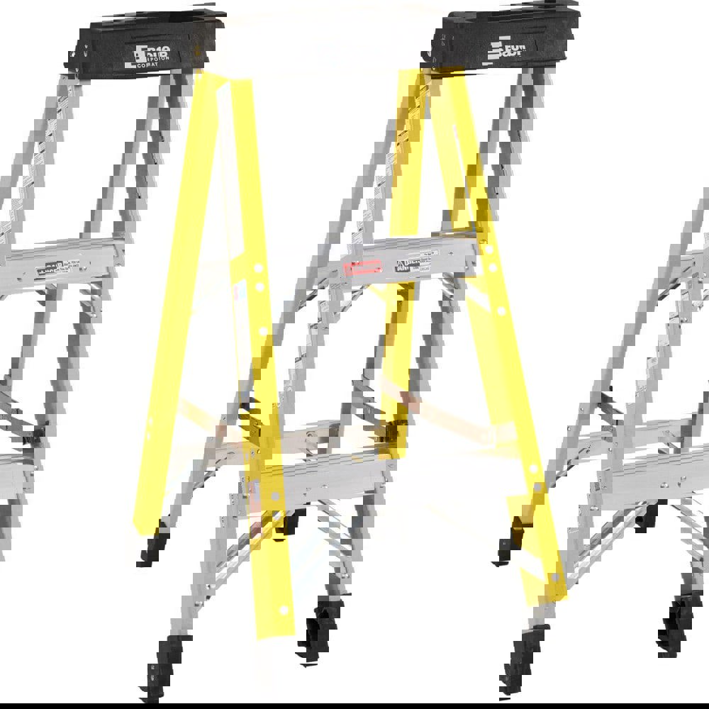 2-Step Fiberglass Step Ladder: Type IA, 3' High