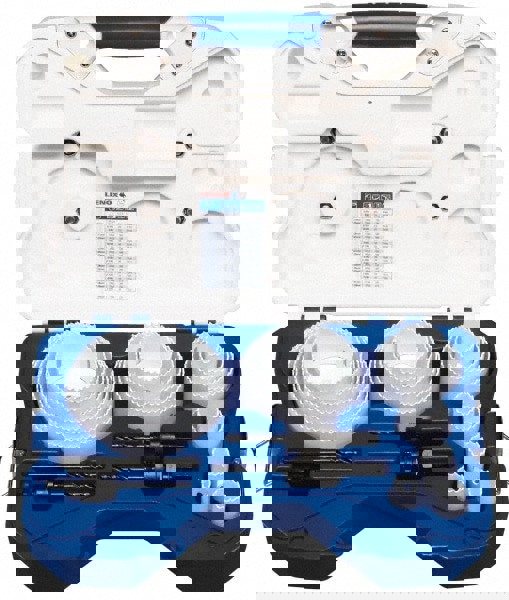 Contractor's Hole Saw Kit: 26 Pc, 3/4 to 4-3/4