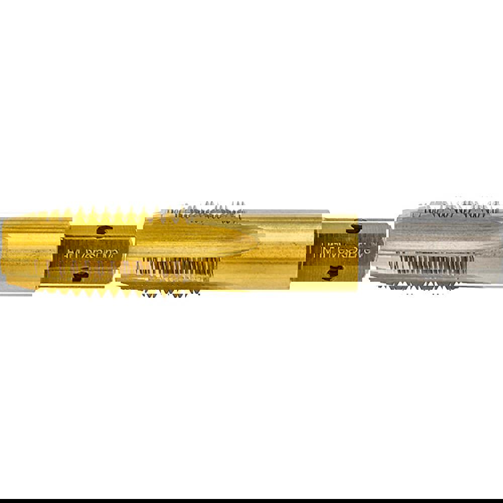 Straight Flute Taps; Tap Type: Standard ; Thread Size (Inch): 7/8-9 ; Thread Standard: UNC ; Chamfer: Plug ; Material: High Speed Steel ; Coating/Finish: TiN