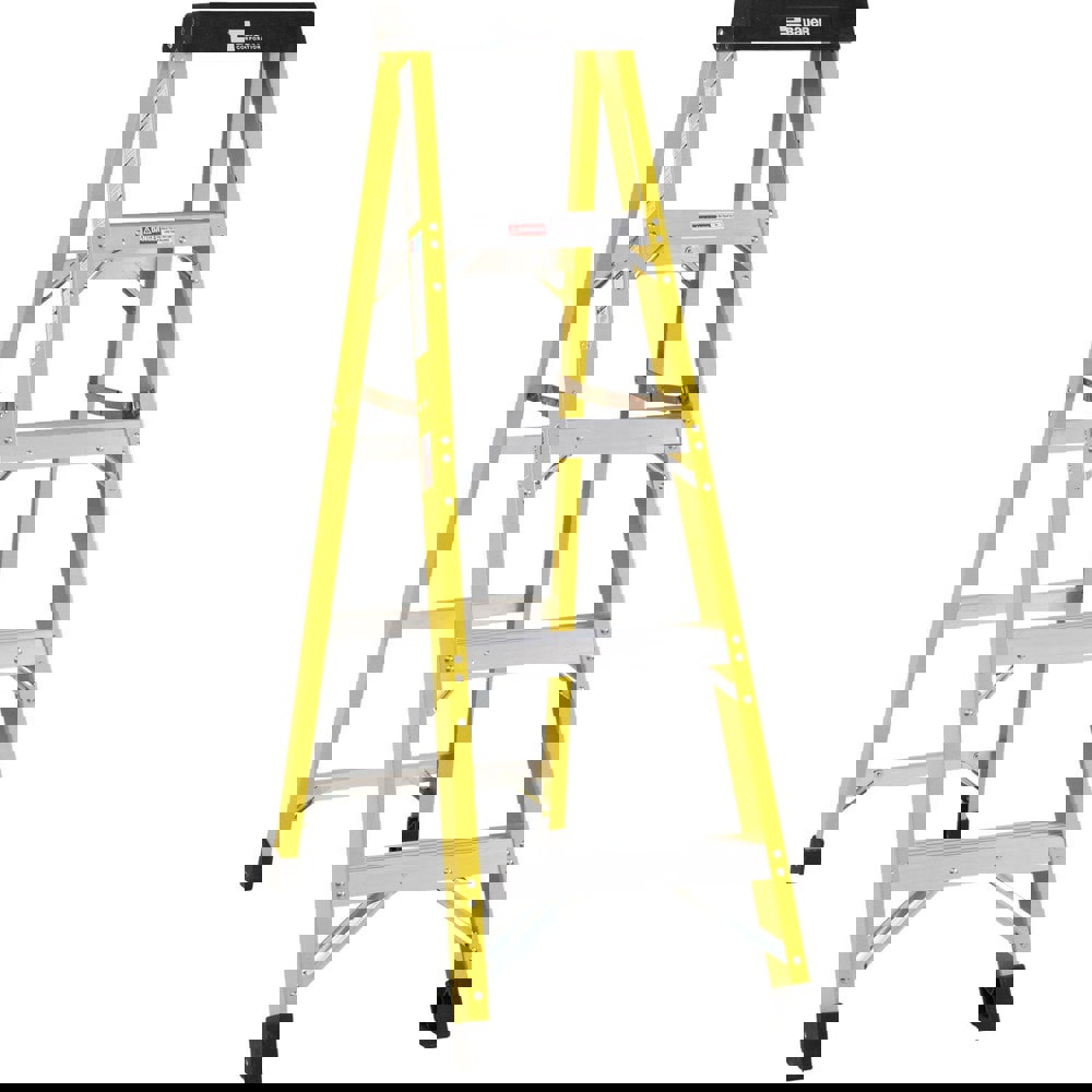 4-Step Fiberglass Step Ladder: Type IA, 5' High