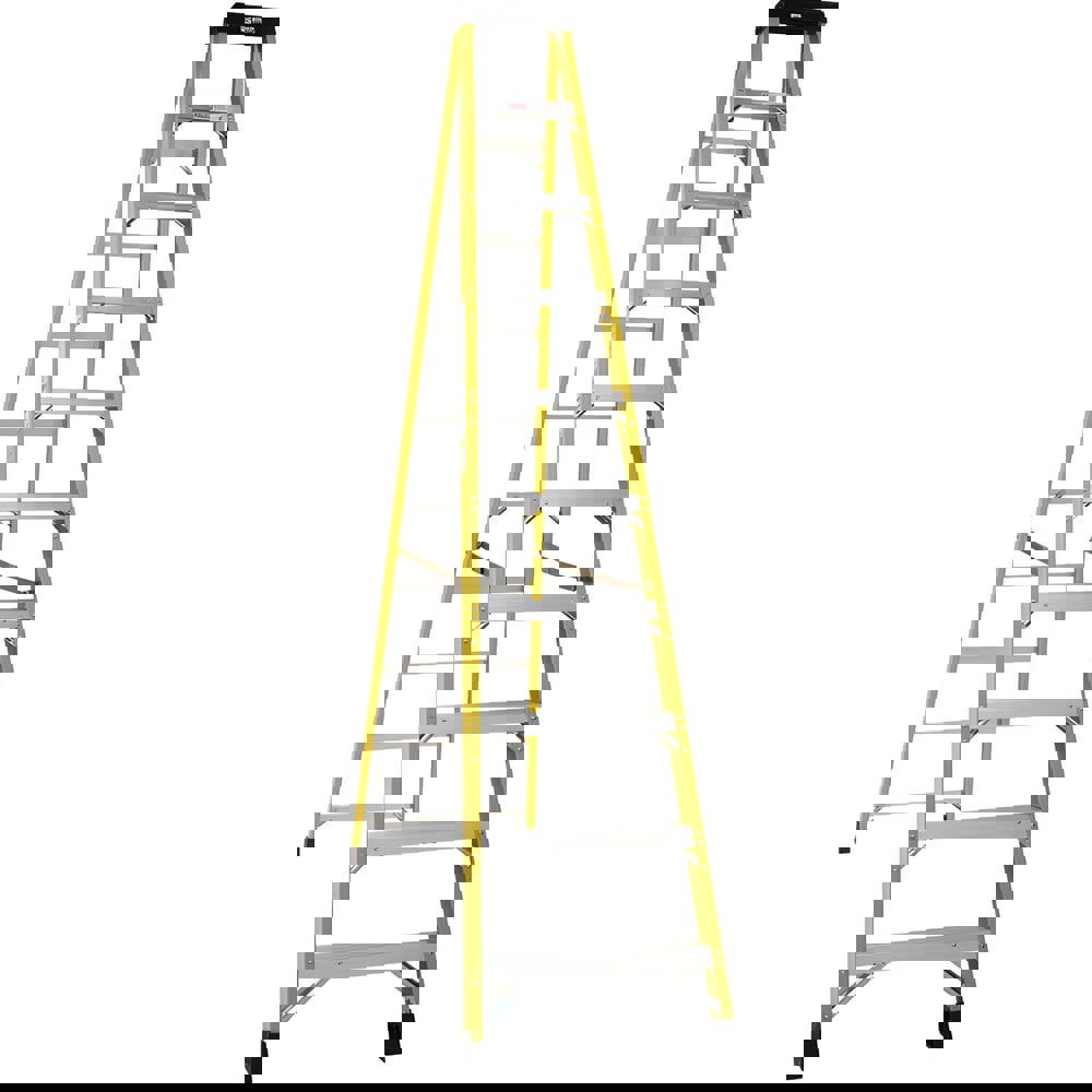 6-Step Fiberglass Step Ladder: Type IA, 10' High