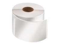 Label Maker Label: White, Die Cut Paper with Semi Perm Adhesive, 4