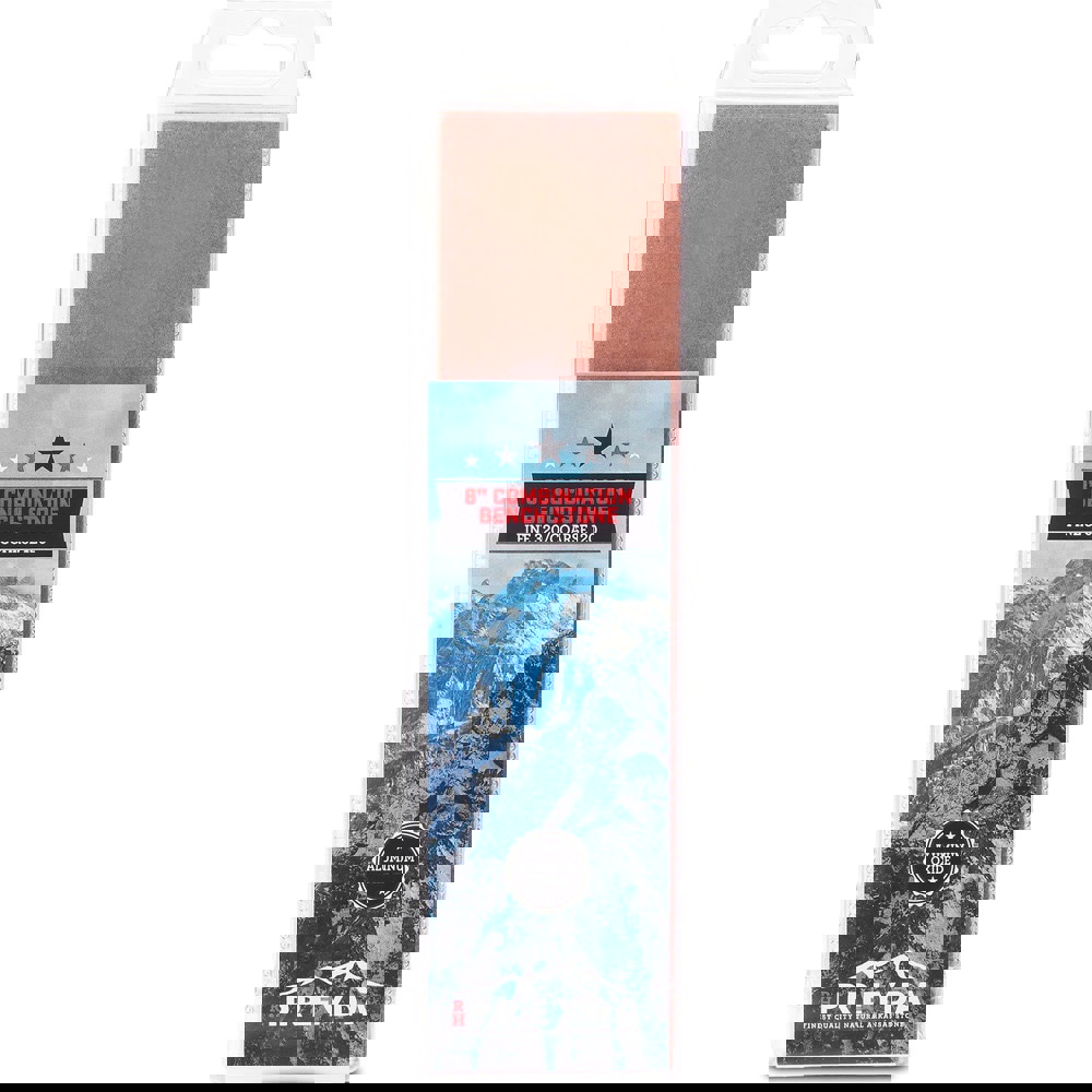 Sharpening Stones; Abrasive Material: Aluminum Oxide ; Grade: Coarse; Fine ; Grit: 120 ; Stone Shape: Rectangle ; Overall Length (mm): 203.2000 ; Overall Length (Inch): 8