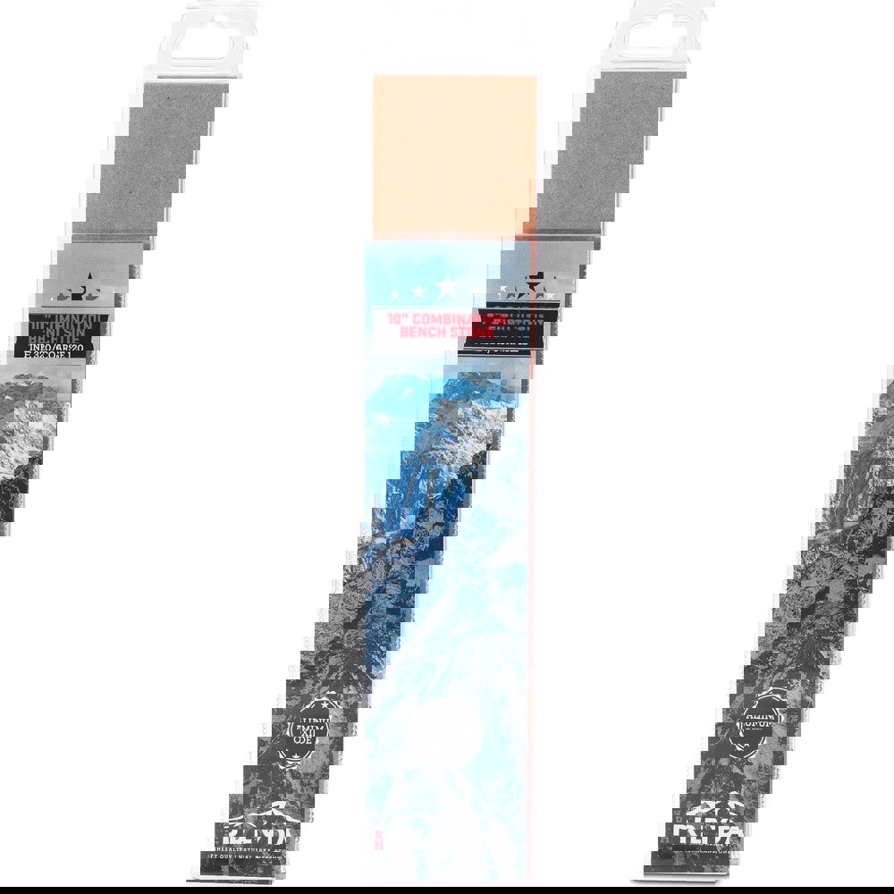 Sharpening Stones; Abrasive Material: Aluminum Oxide ; Grade: Coarse; Fine ; Grit: 120 ; Stone Shape: Rectangle ; Overall Length (mm): 254.0000 ; Overall Length (Inch): 10