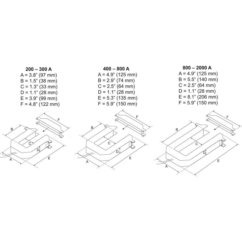 Panel Meter Accessories; Panel Meter Accessory Type: Current Transformer ; For Use With: PowerLogic PM3000/PM5000/PM8000/ION7400/CM4000T; Acti 9 iEM3000 ; Maximum Input Ac Amperage: 1600 ; Maximum Output Ac Amperage: 5 ; Burden: 45 ; Frequency: 50; 60
