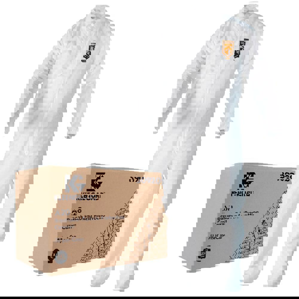 Disposable Coveralls: Size 5X-Large, SMS, Zipper Closure