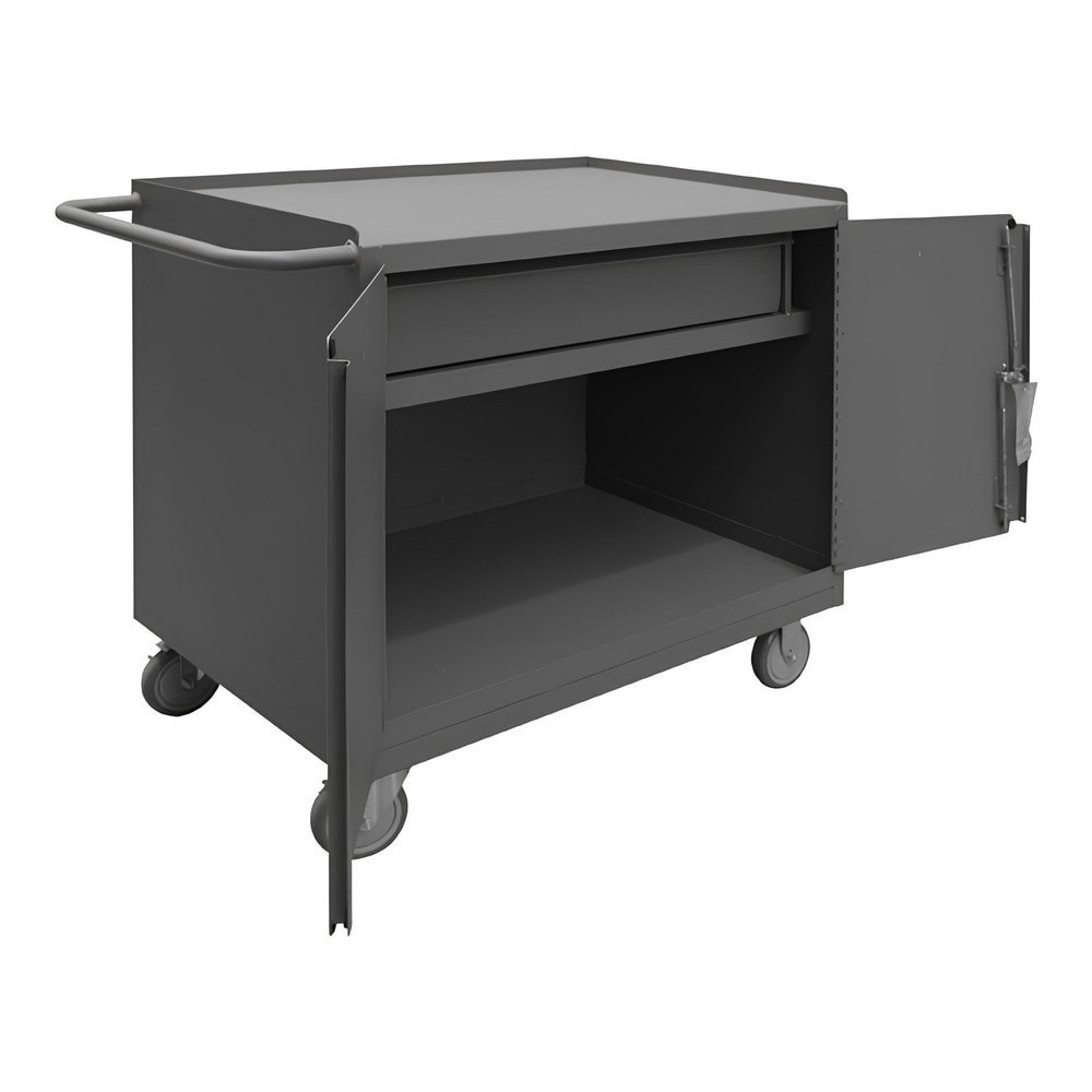Mobile Work Centers; Center Type: Mobile Bench Cabinet ; Load Capacity: 1400 ; Depth (Inch): 42-1/8 ; Height (Inch): 36-3/8 ; Number Of Bins: 0 ; Color: Gray