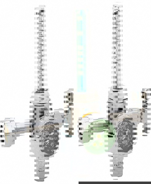 320 CGA Inlet Connection, Female Fitting, 70 Max psi, Carbon Dioxide Welding Regulator