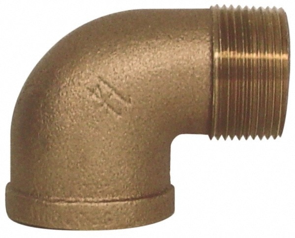 Brass Pipe 90 &deg; Street Elbow: 3/4