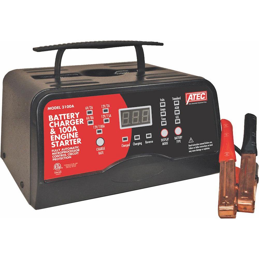 Automatic Charger/Engine Starter: 6 to 12VDC
