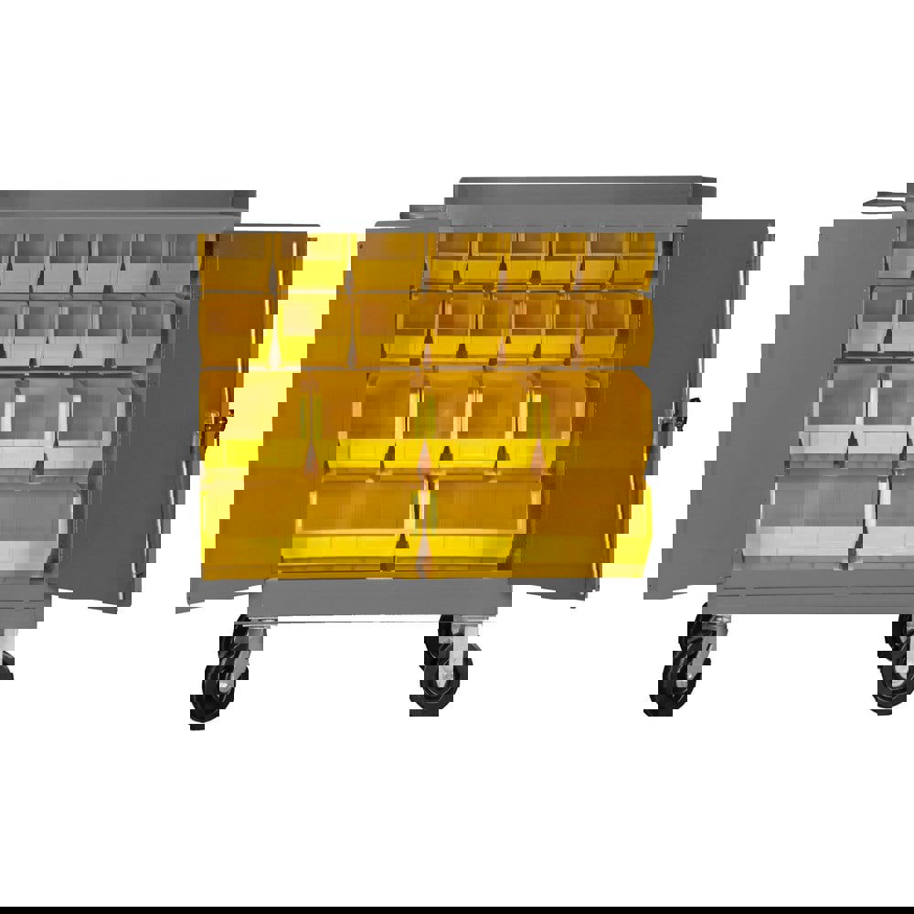 Mobile Utility Cart: Steel, Gray