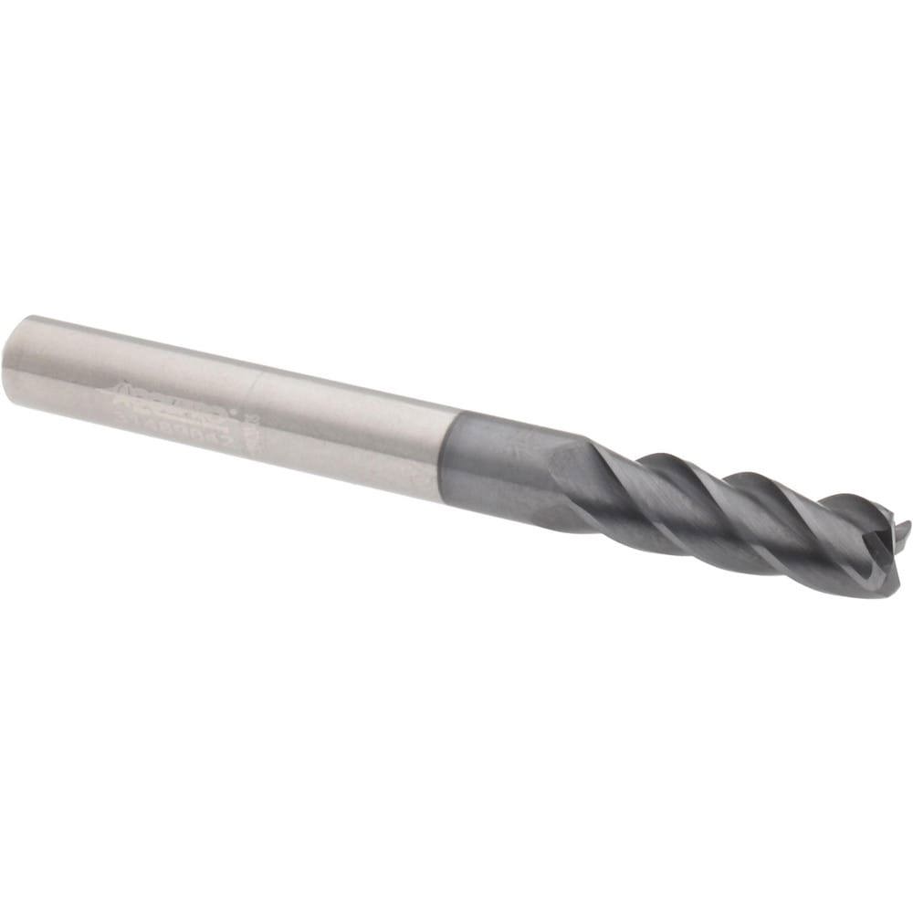 Corner Radius End Mill: 1/4