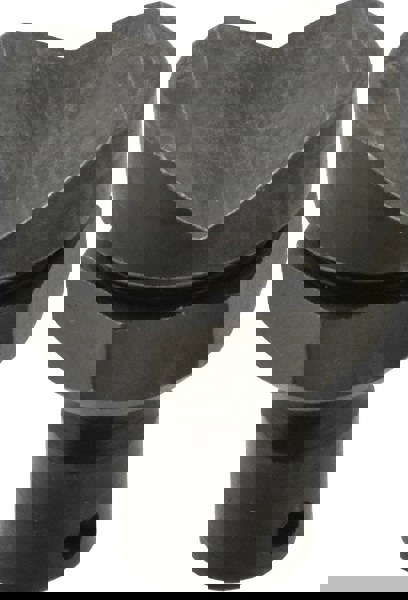 1 Piece, Plastic Cap Pivoting V-Groove Clamp Pad