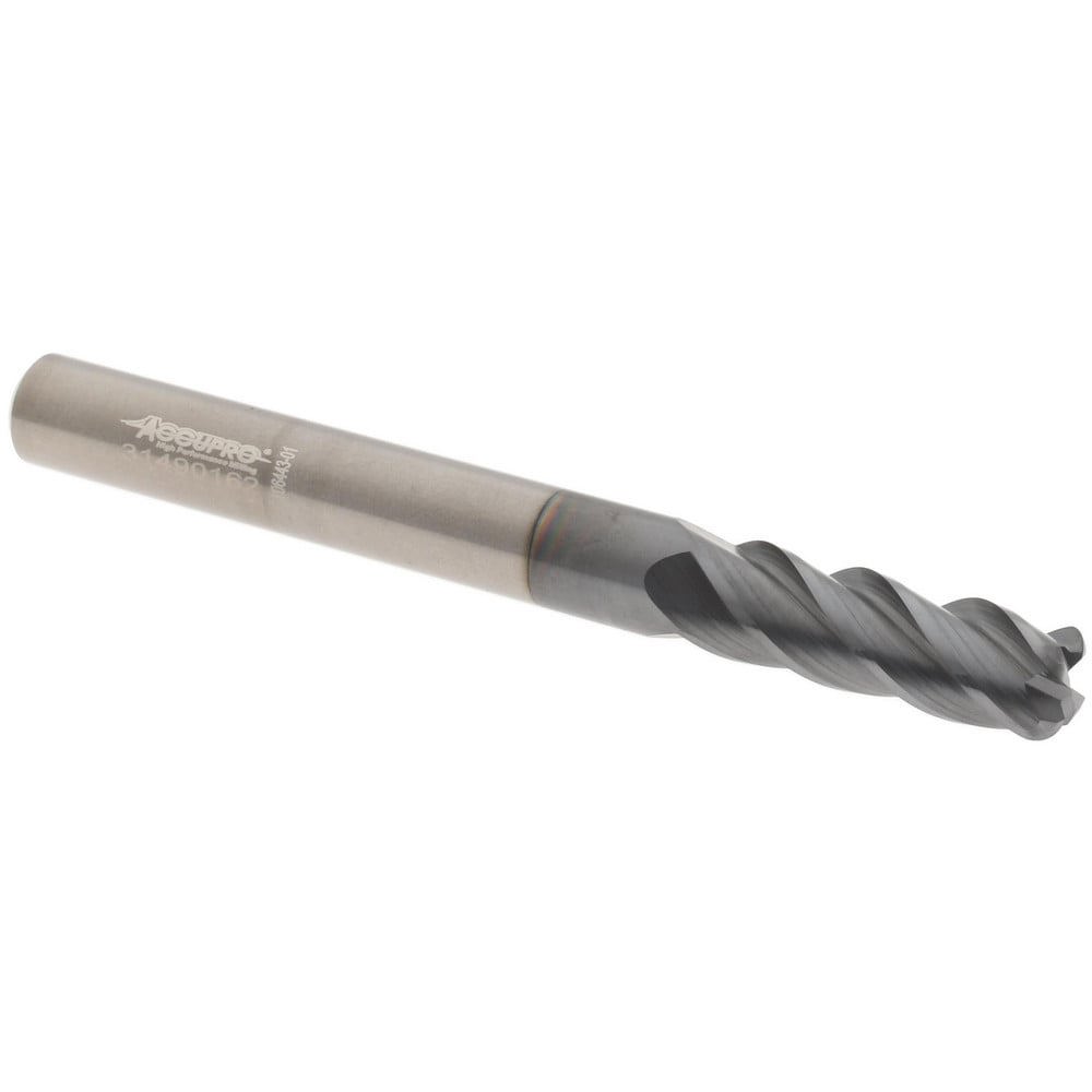 Corner Radius End Mill: 1/4