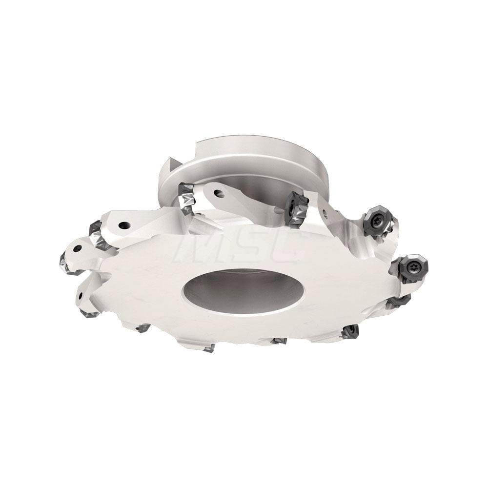 Indexable Slotting Cutter: 16.5 mm Cutting Width, 148.6 mm Cutter Dia, Shell Mount B Connection, 46.75 mm Max Depth of Cut, 40 mm Hole