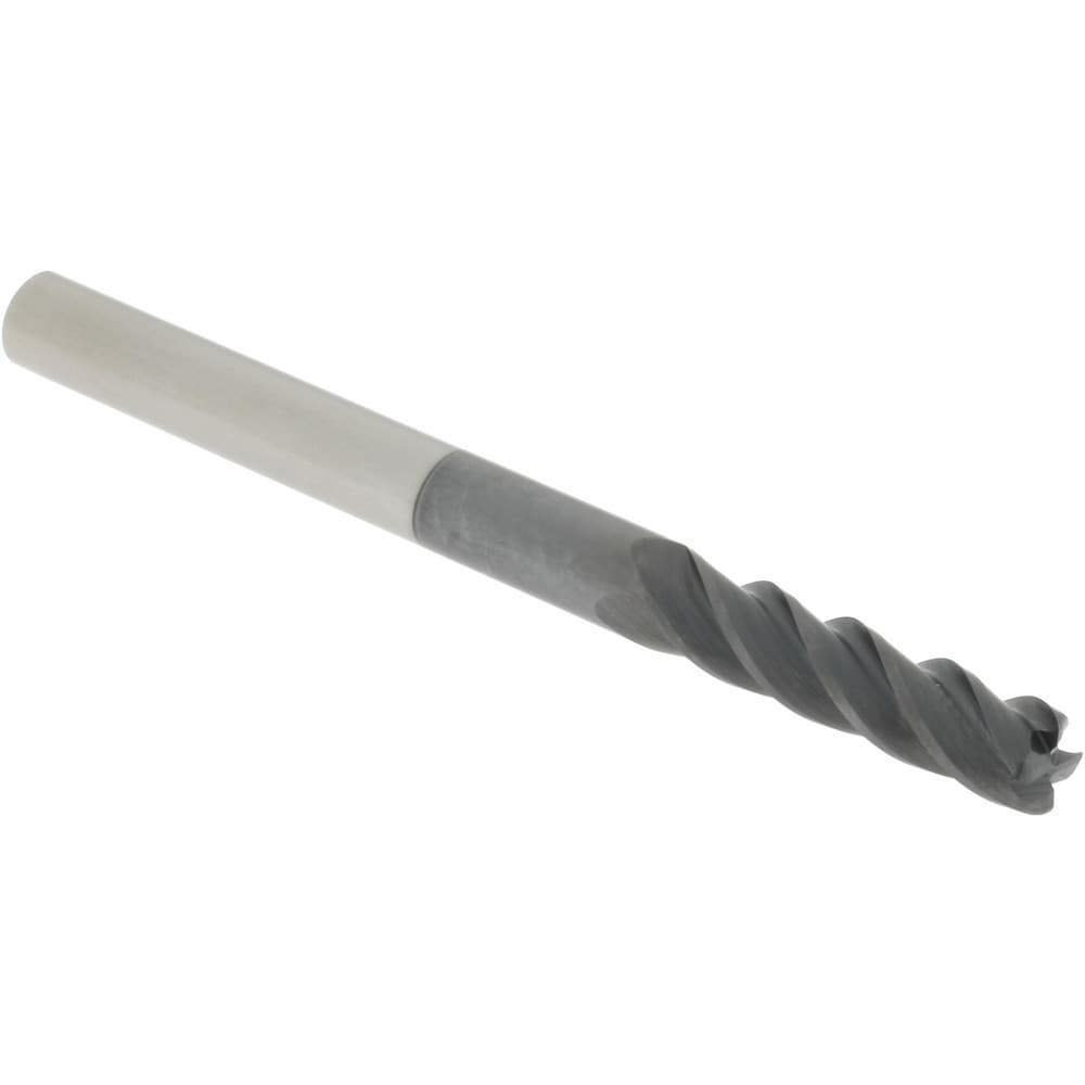 Corner Radius End Mill: 1/4