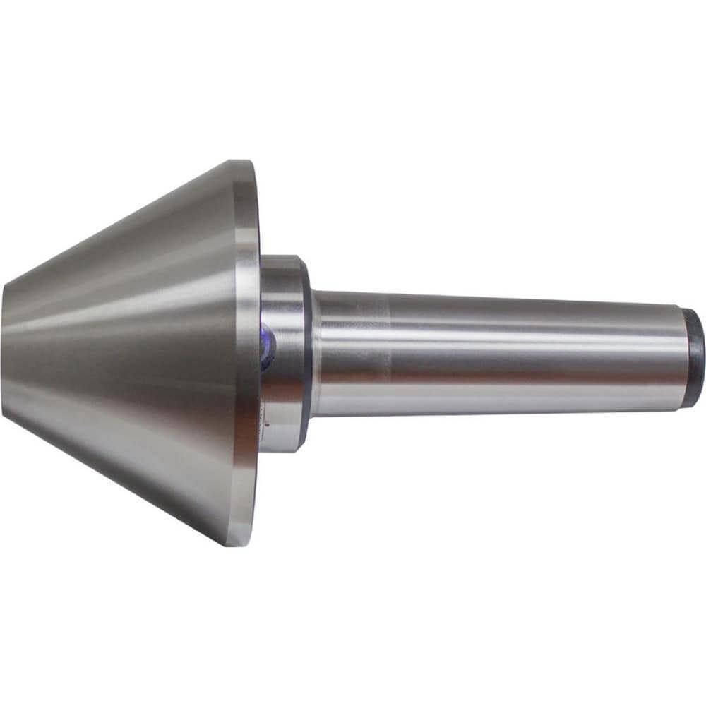 Live Centers; Shank Type: Taper ; Bearing Type: Roller ; Material: Steel ; Taper Size: MT4 ; Maximum Workpiece Weight (Lb.): 9.68 ; Point Style: Bull Nose