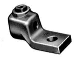 Square Ring Terminal: Non-Insulated, Compression Connection