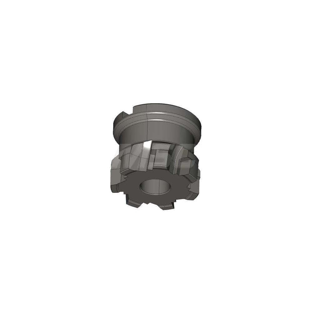 63mm Cut Diam, 25.4mm Arbor Hole Diam, 12.5mm Max Depth, Indexable Square-Shoulder Face Mill