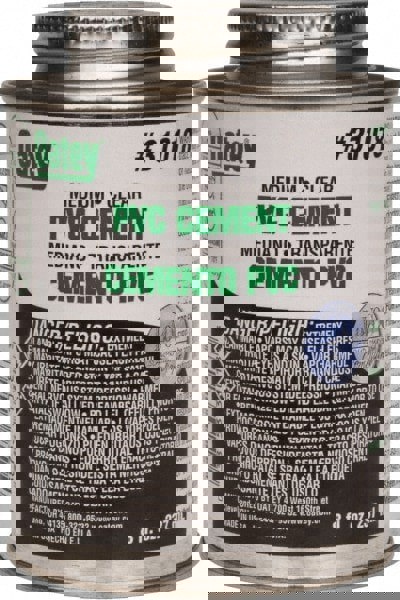 8 OZ PVC MED CLR CMNT