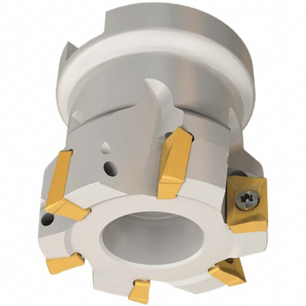 63mm Cut Diam, 22mm Arbor Hole Diam, 10mm Max Depth, Indexable Square-Shoulder Face Mill
