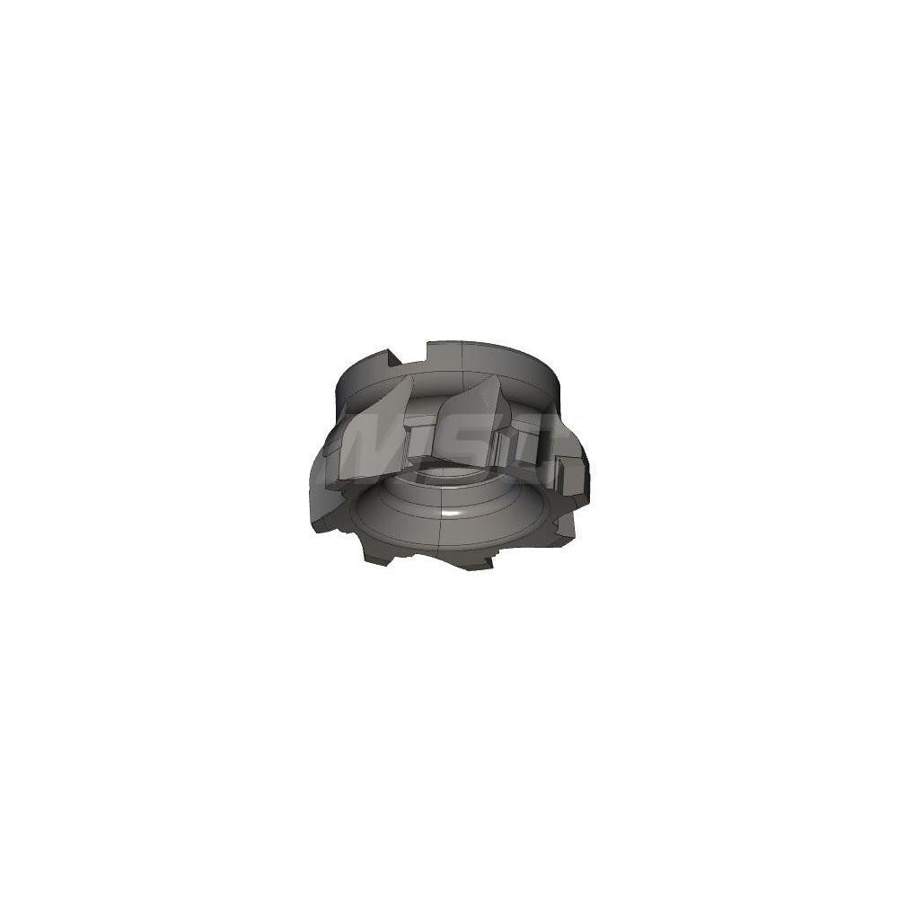 100mm Cut Diam, 32mm Arbor Hole Diam, 14.3mm Max Depth, Indexable Square-Shoulder Face Mill