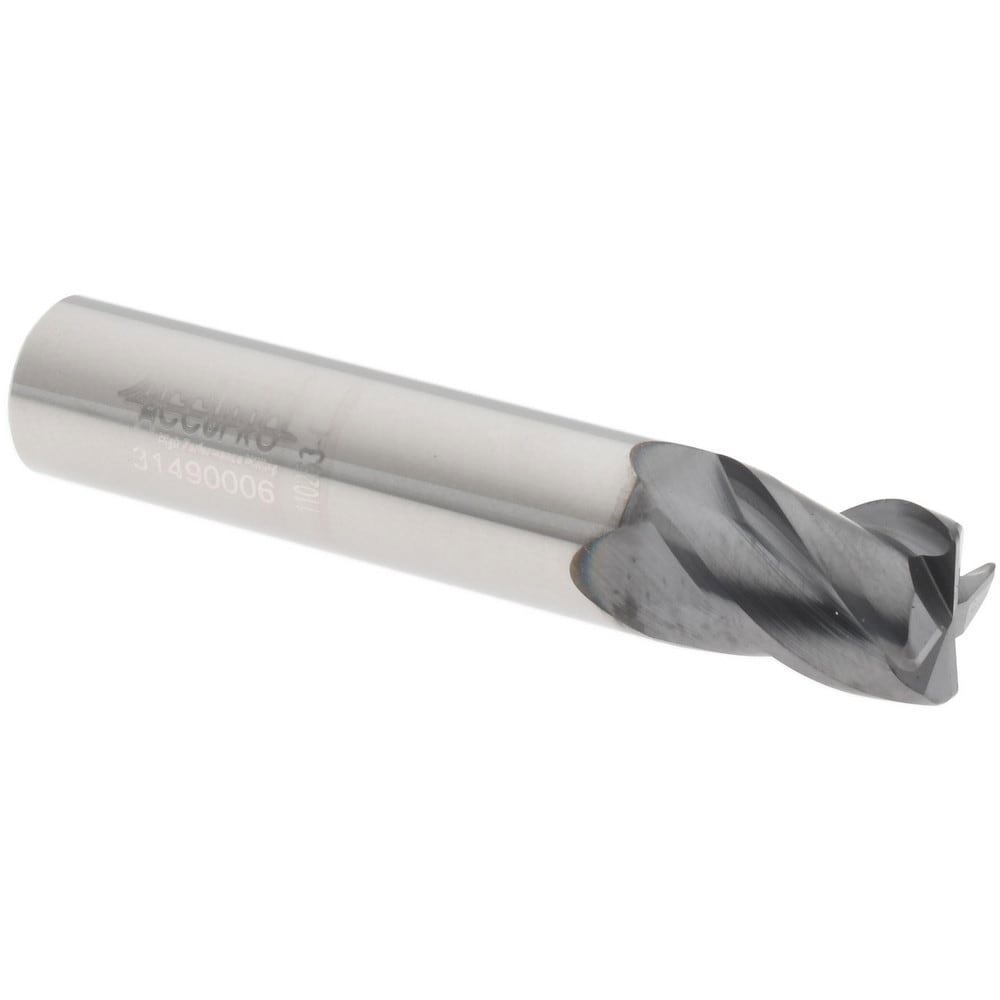 Corner Radius End Mill: 3/8