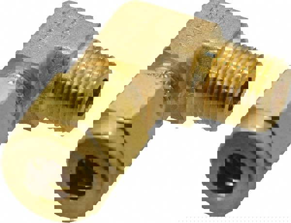 Compression Tube Male Elbow: 1/8