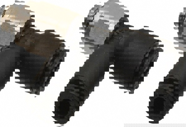 Push-To-Connect Tube Fitting: Male Run Tee, #10-32 Thread, 5/32