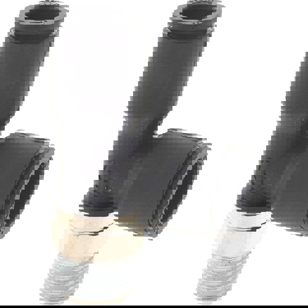 Push-To-Connect Tube Fitting: Male Run Tee, 1/4