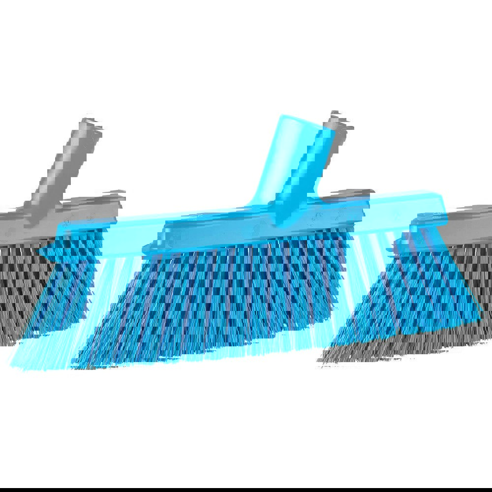 Angled Brooms; Handle Connection Type: Threaded ; Brush Width (Decimal Inch): 1.2 ; Bristle Material: Polyester ; Bristle Length (Inch): 2 ; Bristle Color: Blue ; Application: Sweeping Dry And Wet Debris