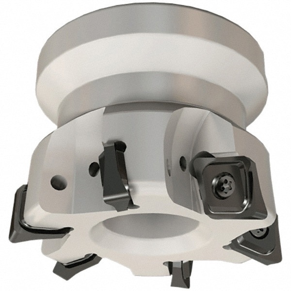 52mm Cut Diam, 22mm Arbor Hole, 8mm Max Depth of Cut, 93&deg; Indexable Chamfer & Angle Face Mill