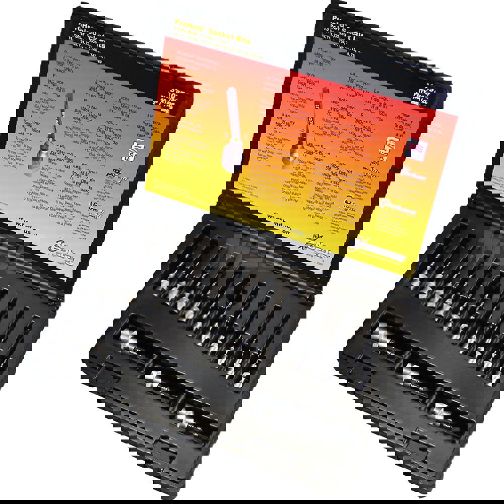 Torx Bit Socket Set: 13 Pc, 1/4, 3/8 & 1/2