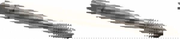 Spiral Point Tap: M5x0.8 Metric, 3 Flutes, Plug Chamfer, 6H Class of Fit, Powdered Metal High-Speed Steel, Bright/Uncoated