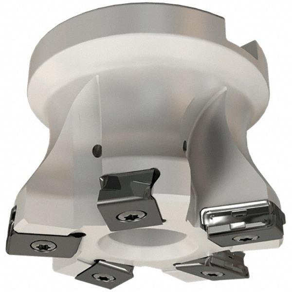 66mm Cut Diam, 27mm Arbor Hole Diam, 3mm Max Depth, Indexable Square-Shoulder Face Mill