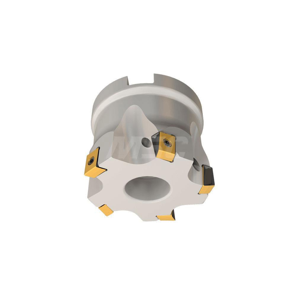 40mm Cut Diam, 16mm Arbor Hole Diam, 8mm Max Depth, Indexable Square-Shoulder Face Mill