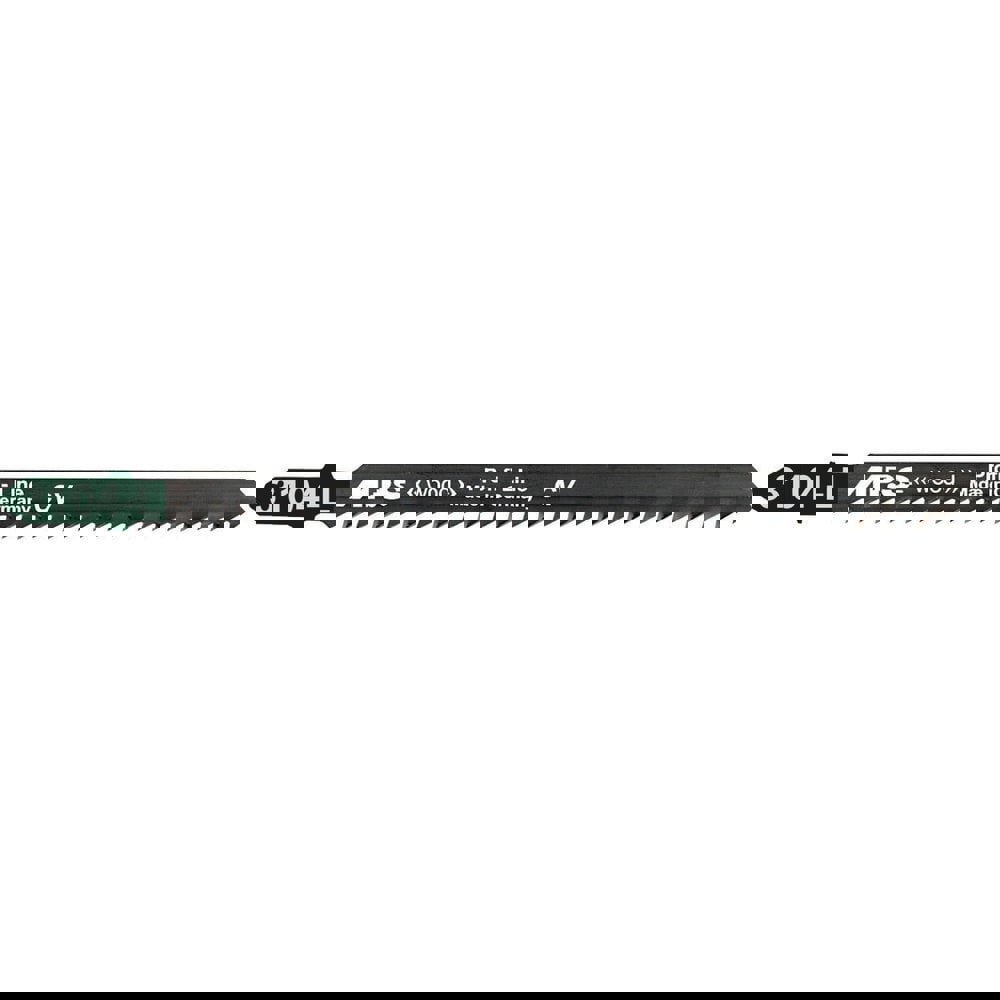 Jig Saw Blades; Blade Material: Alloy Steel ; Blade Length (Inch): 5.118113 ; Blade Length (mm): 130.0000 ; Blade Width (Decimal Inch): 0.3150 ; Blade Thickness (Decimal Inch): 0.0490 ; Shank Type: T-Shank