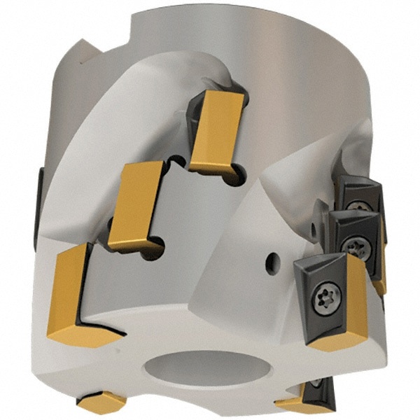 80mm Cut Diam, 32mm Arbor Hole Diam, 46.5mm Max Depth, Indexable Square-Shoulder Face Mill