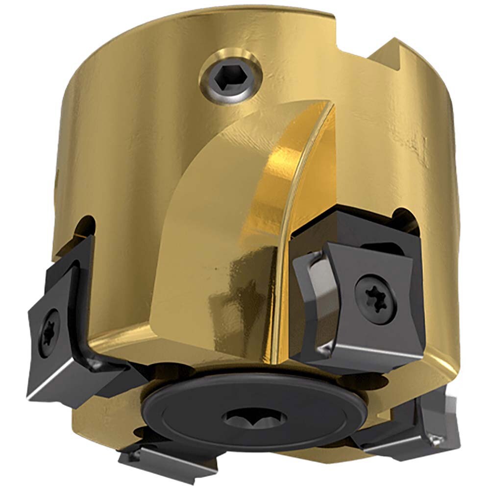 80mm Cut Diam, 27mm Arbor Hole Diam, 5mm Max Depth, Indexable Square-Shoulder Face Mill